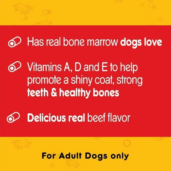 Pedigree MarroBone Beef Flavour Crunchy Dog Treat