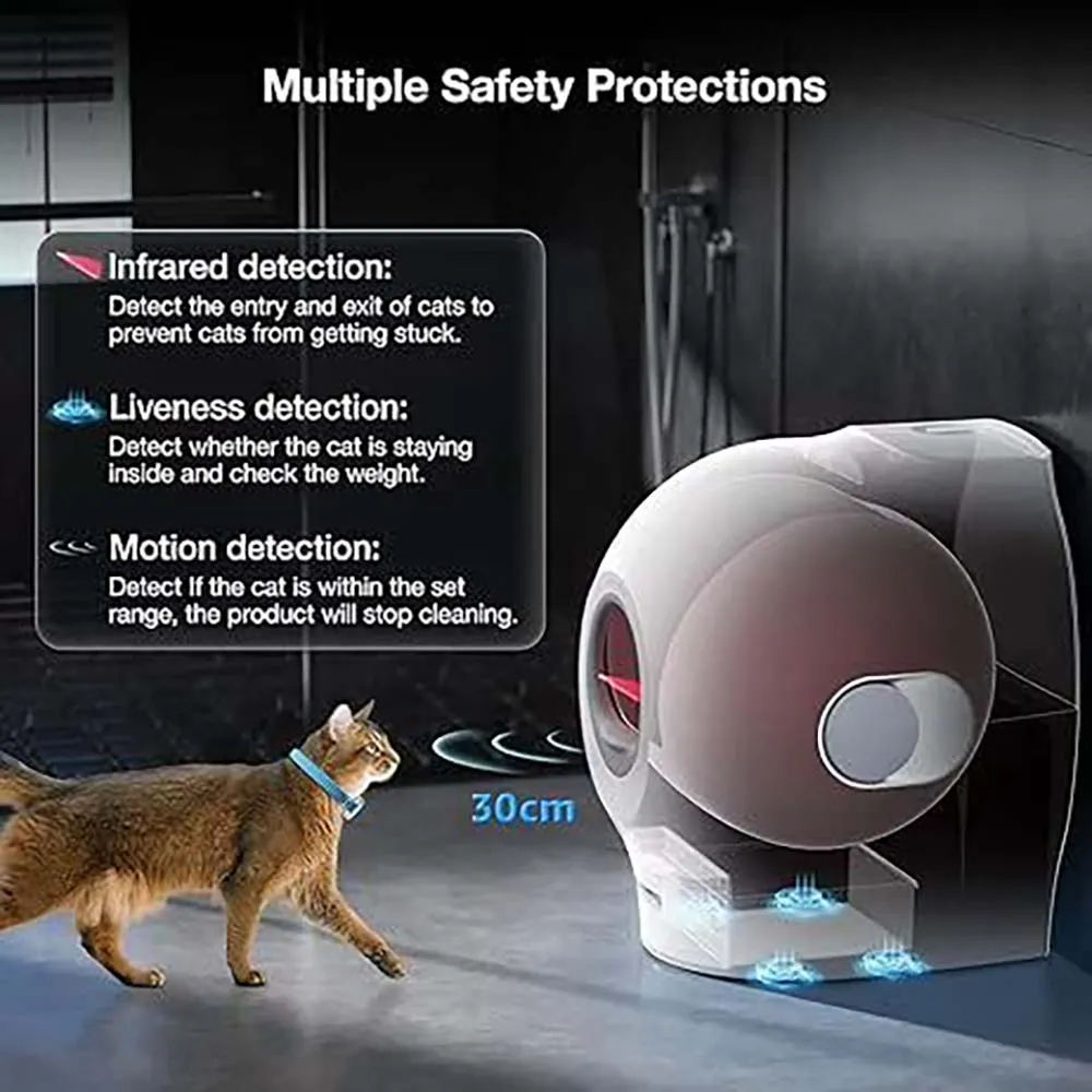 Petgugu Self Flushing Smart Toilet Cat Litter Box (Pre-Order)