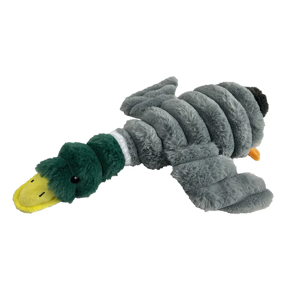 Petlou Plush Dog Toy - Farm Friends -  Mallard Duck 16"