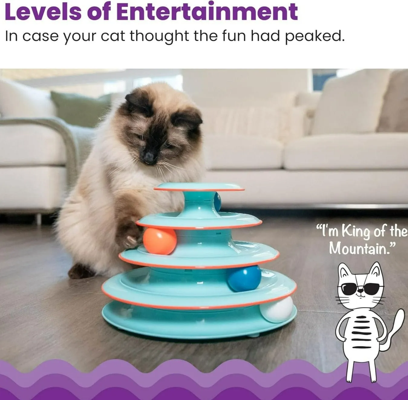 Petstages Chase Meowtain Cat Toy
