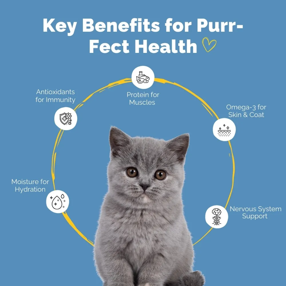 PetStrong Sardine & Tuna and White Fish in Gravy Cat Wet Food Combo