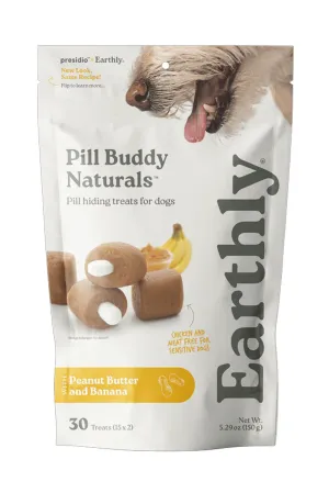 Pill Buddy Natural PB & Banana Pill Pouches for Dogs