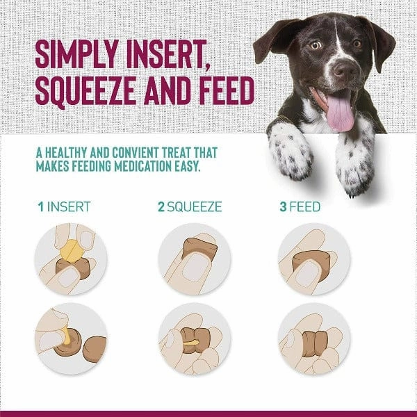 Pill Buddy Naturals Pill Hiding Treat for Dogs; Peanut Butter & Honey Recipe