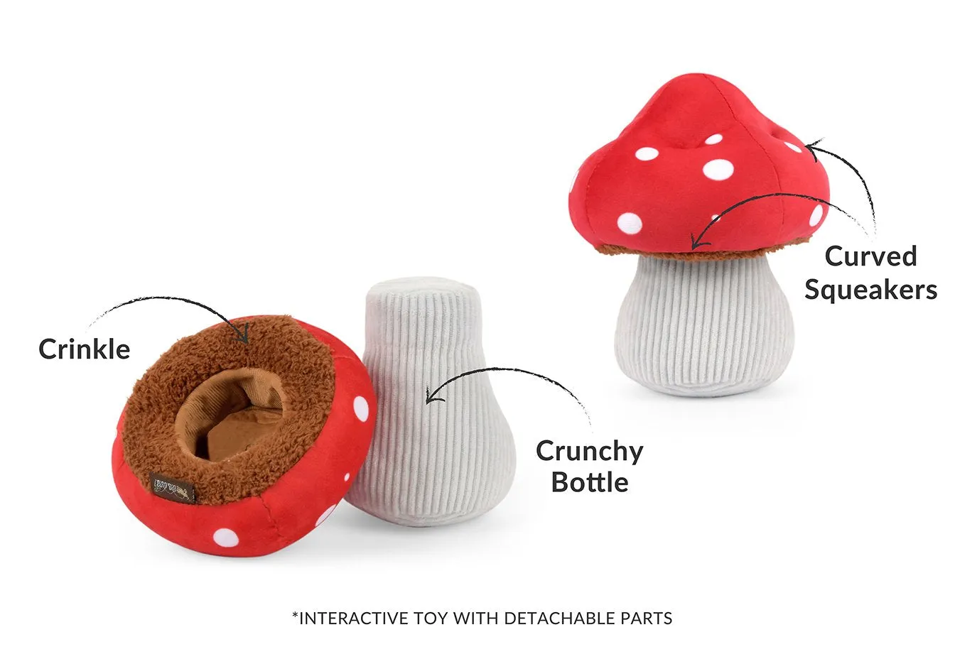 P.L.A.Y. Blooming Buddies Plush Toy - Mutt's Mushroom