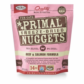 Primal Nuggets Beef & Salmon Freeze-Dried Cat Food