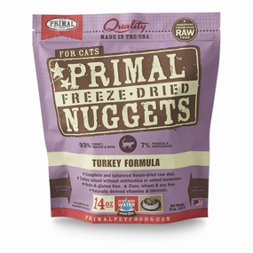 Primal Nuggets Turkey Freeze-Dried Cat Food