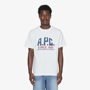 Print Label T-Shirt White A.P.C. Clothing