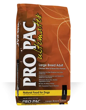 Pro Pac Ultimates Large Breed Adult Chicken Meal & Brown Rice Formula