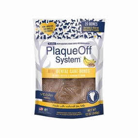 ProDen Plaque Off System Mini Dental Care Bones Peanut Butter & Banana for Dogs 340g