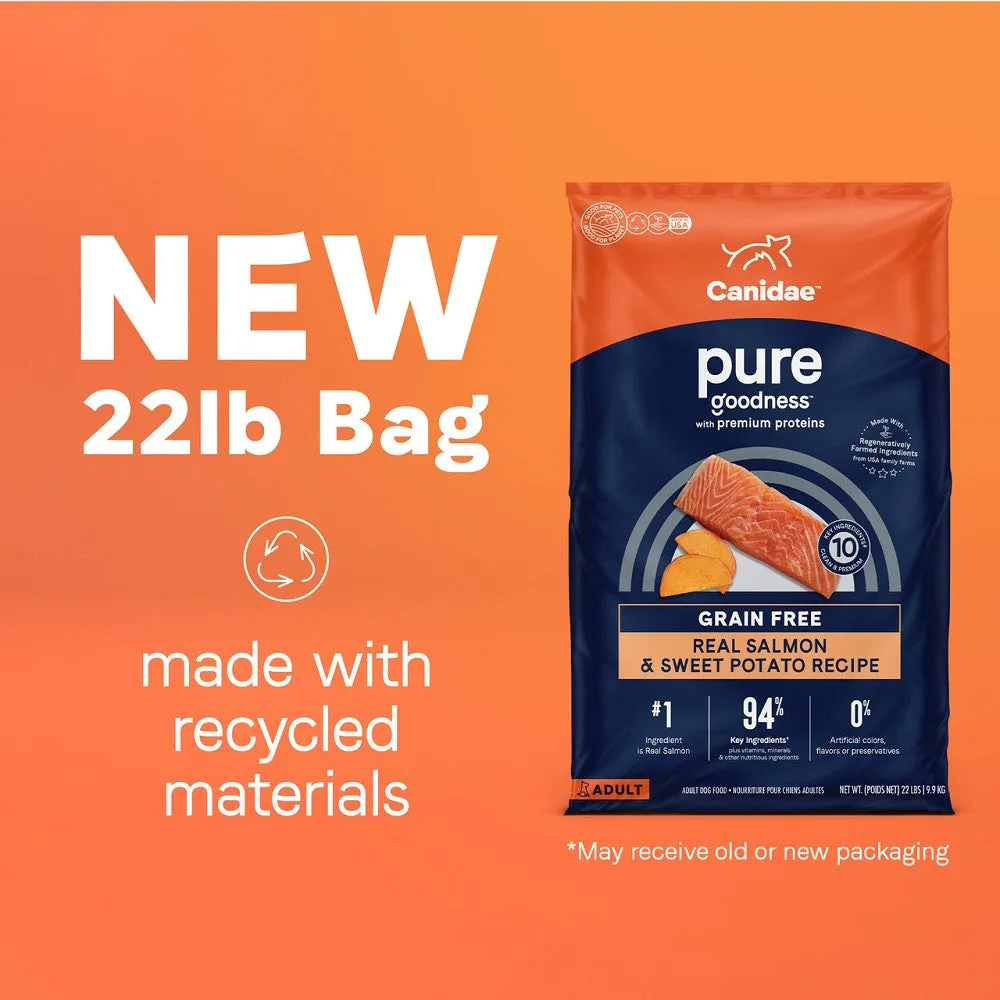 PURE Grain Free Dog Dry Food - Salmon & Sweet Potato