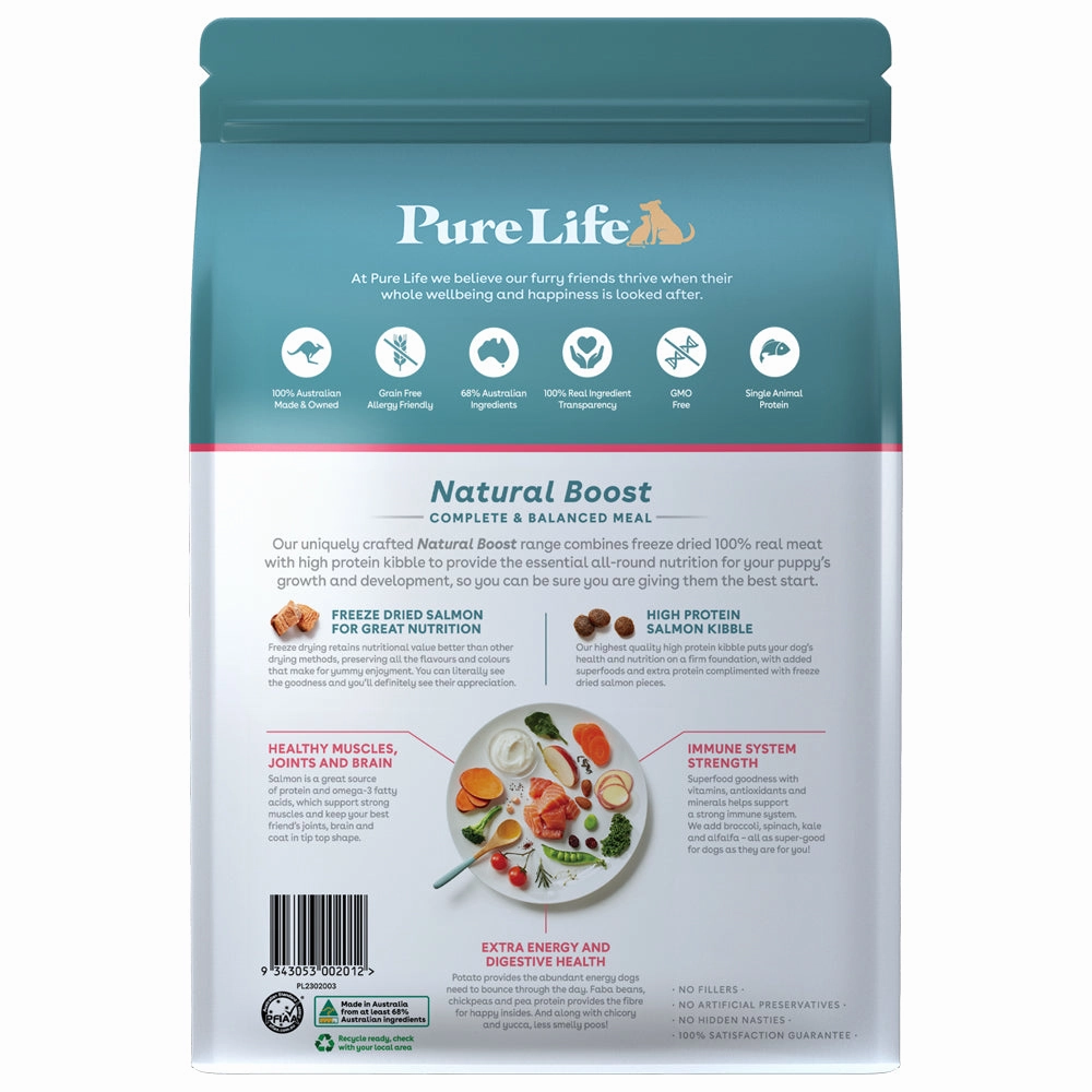 Pure Life - Natural Boost Salmon Puppy Food (1.8kg)
