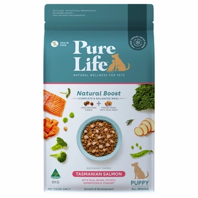 Pure Life - Natural Boost Salmon Puppy Food (8kg)