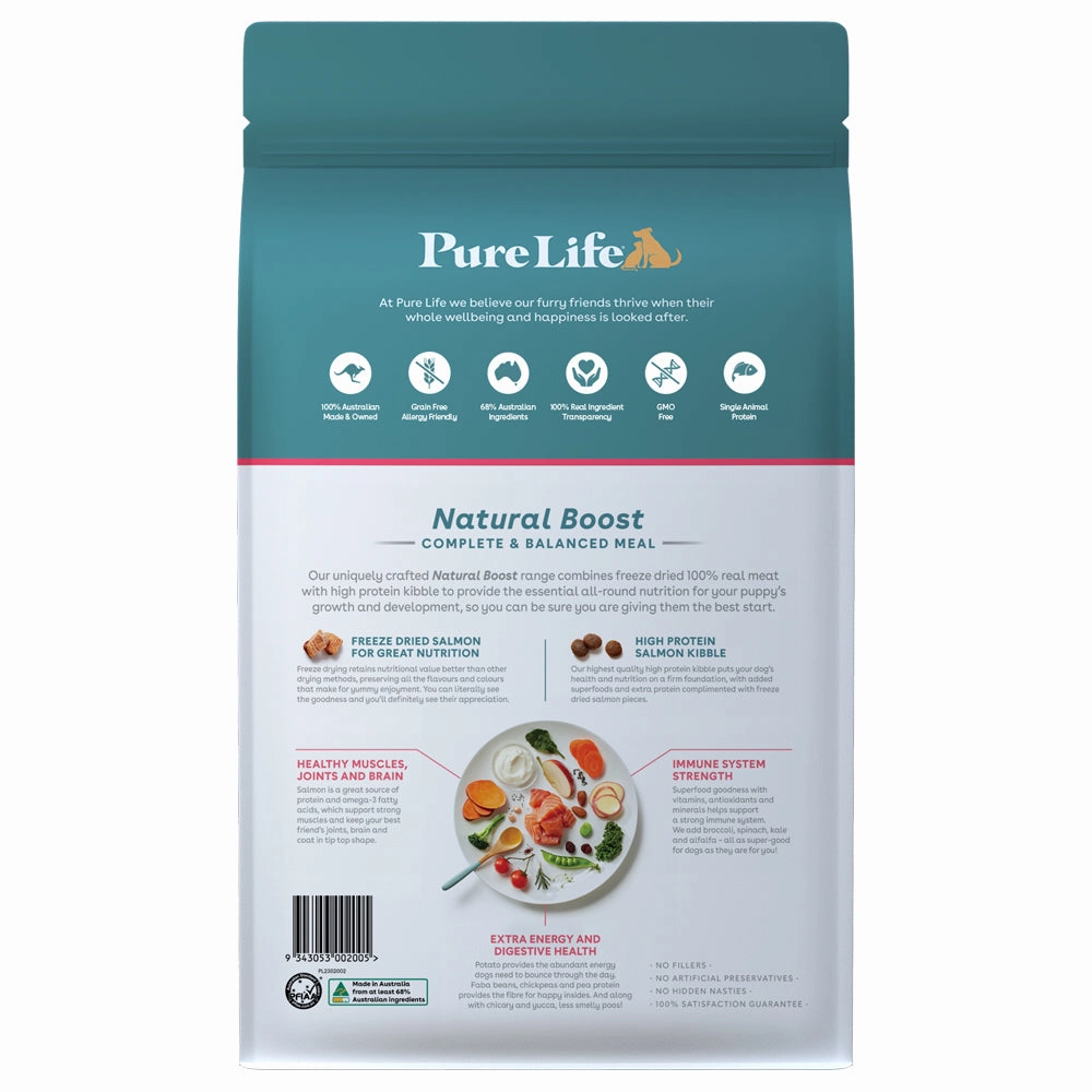 Pure Life - Natural Boost Salmon Puppy Food (8kg)