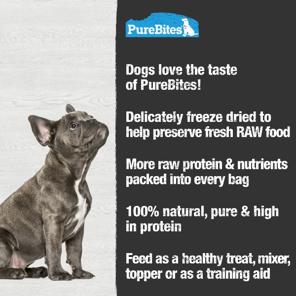 PureBites Freeze Dried Lamb Liver Dog Treats, 95g