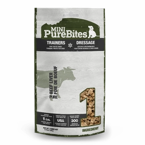 PureBites Freeze Dried Mini Training Beef Liver Dog Treats, 85g