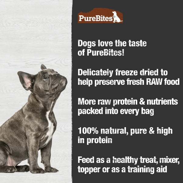 PureBites Freeze Dried Turkey Dog Treats, 70g