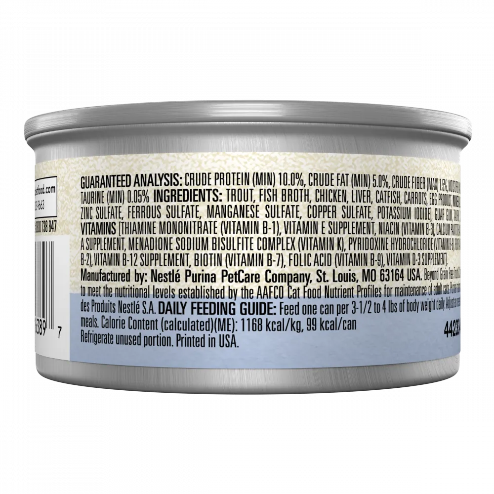 Purina Beyond Grain-Free Trout & Catfish Pate Recipe Canned Cat Food
