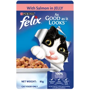 Purina Cat Felix Salmon in Jelly 85g