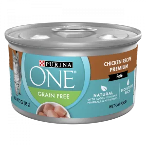 Purina ONE Grain Free Pate Chicken Canned Cat Food
