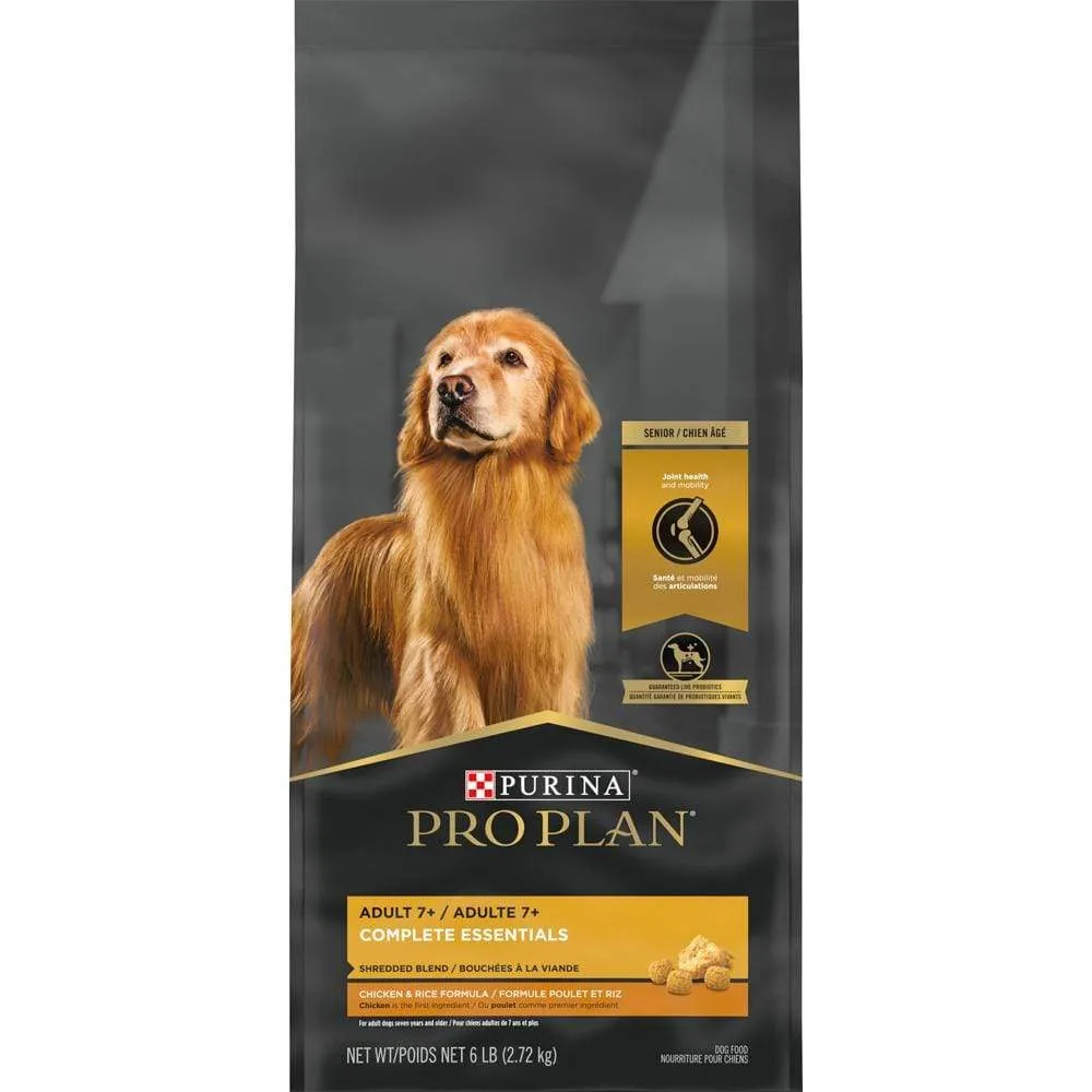 Purina Pro Plan Adult 7  Chicken & Rice Shredded Blend Dry Dog Food