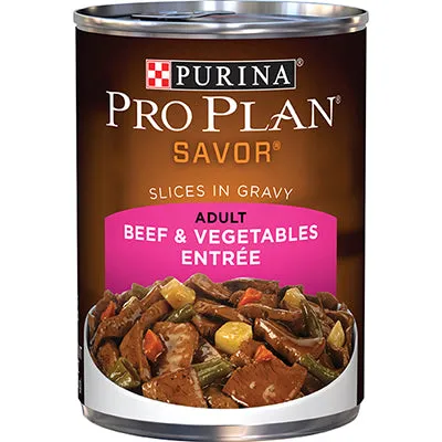 Purina Pro Plan Adult Beef & Vegetable Entre Canned Dog Food