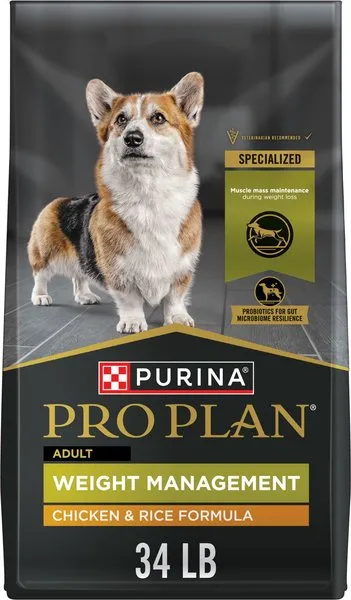 Purina Pro Plan Adult Weight Management Chicken & Rice Formula Dry Dog Food