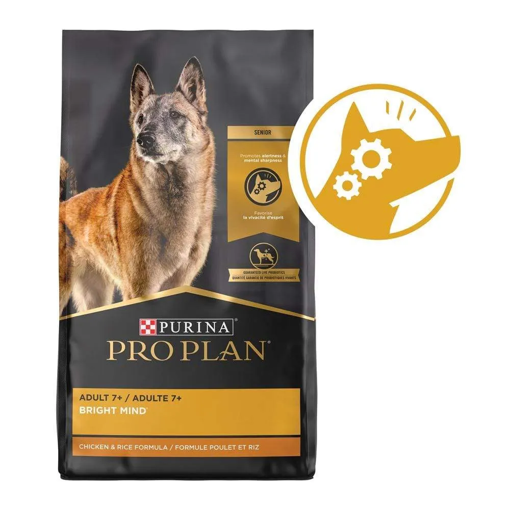 Purina Pro Plan Bright Mind Adult 7  Chicken & Rice Formula Dry Dog Food