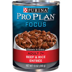 Purina Pro Plan Senior Beef & Rice Entre Canned Dog Food