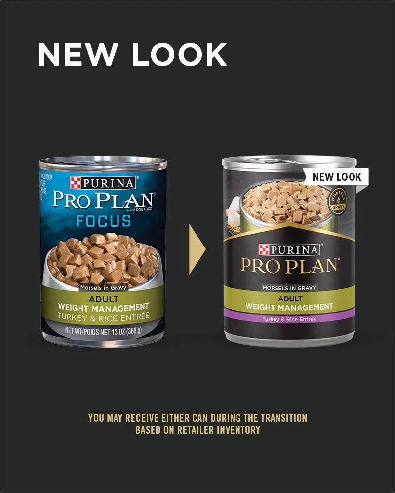 Purina Pro Plan Weight Management Turkey & Rice Entre Wet Dog Food
