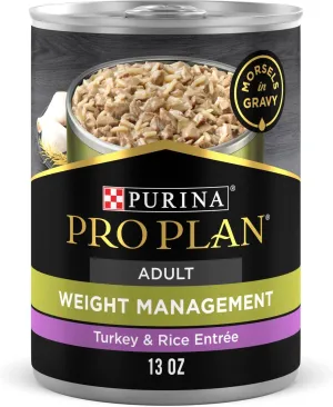 Purina Pro Plan Weight Management Turkey & Rice Entre Wet Dog Food