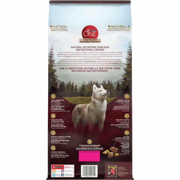 Purina ONE True Instinct Blend of Real Turkey & Venison Dry Dog Food