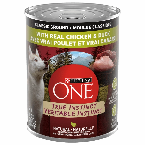 Purina ONE True Instinct with Chicken & Duck Canned Dog Food