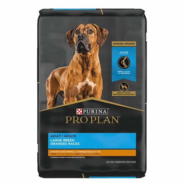 Purina Pro Plan Adult Large Breed Chicken & Rice Dry Dog Food, 34lb