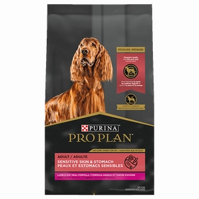 Purina Pro Plan Adult Sensitive Skin & Stomach Lamb & Oat Meal Dry Dog Food, 24lb
