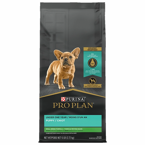 Purina Pro Plan Small Breed Chicken & Rice Formula Dry Puppy Food, 6lb