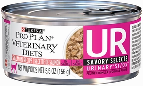 Purina Pro Plan Veterinary Diets UR Urinary St/Ox Savory Selects Salmon Wet Cat Food