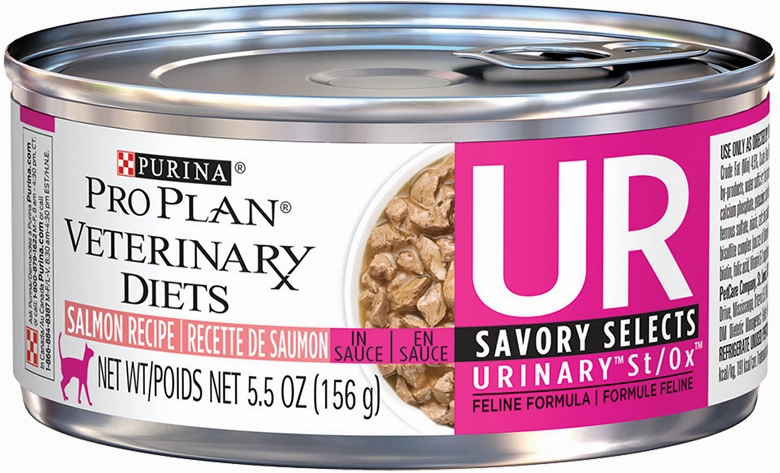 Purina Pro Plan Veterinary Diets UR Urinary St/Ox Savory Selects Salmon Wet Cat Food