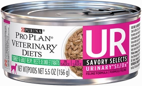 Purina Pro Plan Veterinary Diets UR Urinary St/Ox Savory Selects Turkey & Giblet Wet Cat Food