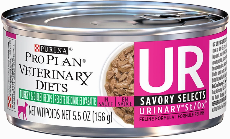 Purina Pro Plan Veterinary Diets UR Urinary St/Ox Savory Selects Turkey & Giblet Wet Cat Food