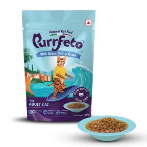 Purrfeto Ocean Fish in Gravy Adult Cat Wet Food