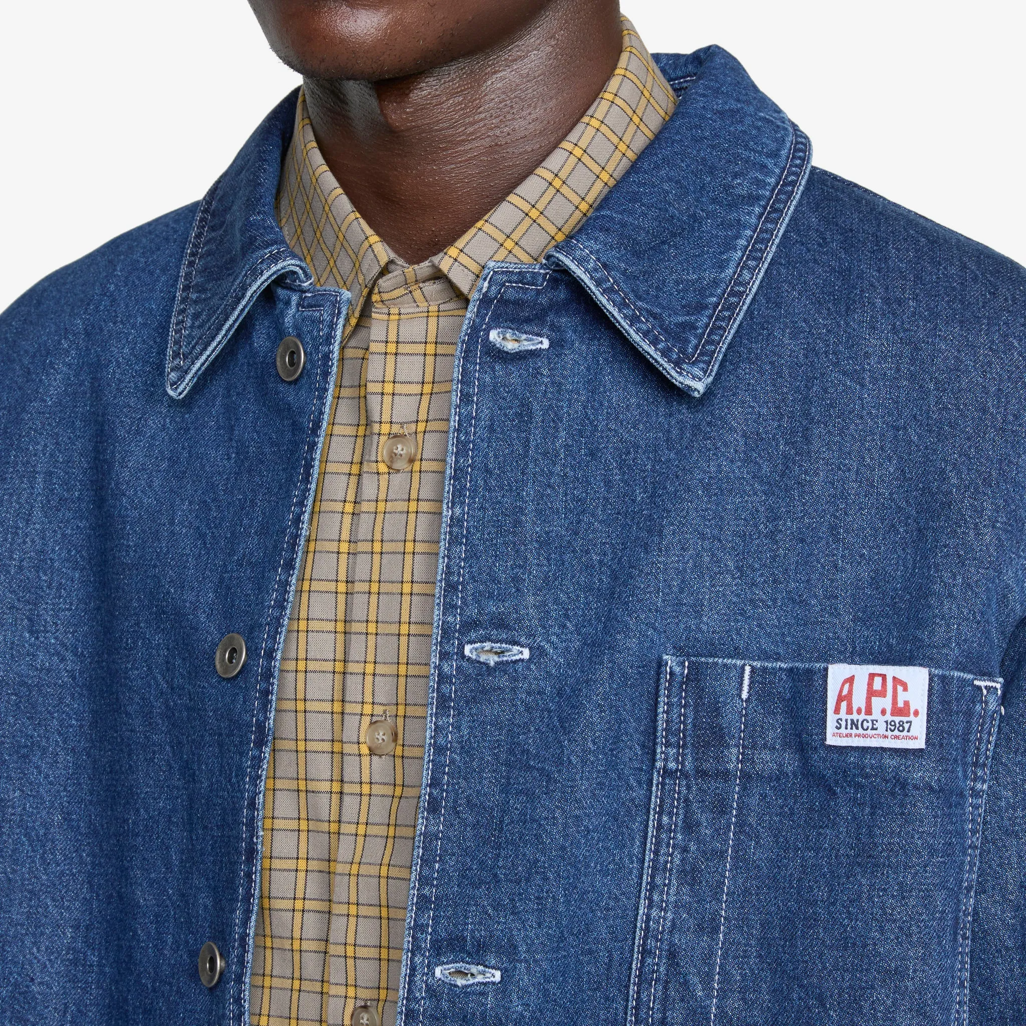 Ralph Jacket Washed Indigo A.P.C. Clothing