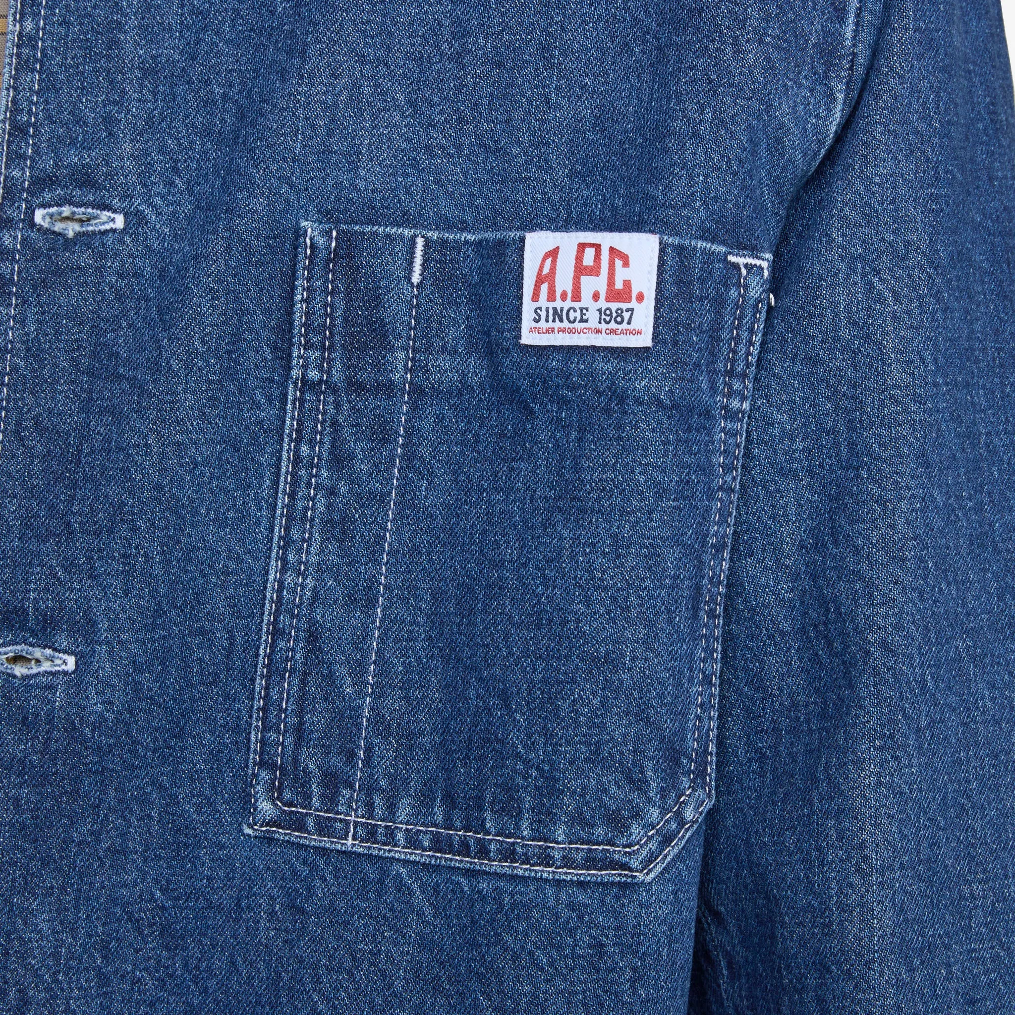 Ralph Jacket Washed Indigo A.P.C. Clothing