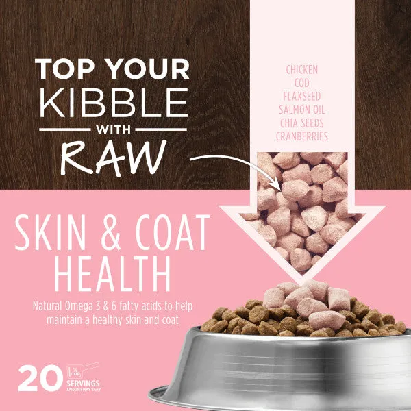 Raw Boost All Life Stages Freeze - Dried Skin & Coat Health Raw Mixers For Dogs