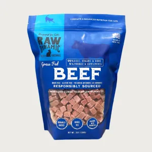 RAW DYNAMIC Frozen Raw Grass Fed Beef Recipe for Cats