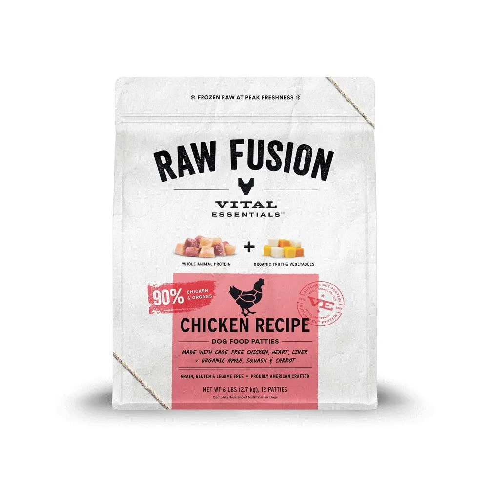 Raw Fusion - Chicken Recipe Patties Dog Food