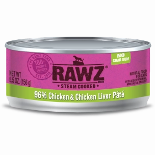 RAWZ 96% Chicken Liver Pate Wet Cat Food