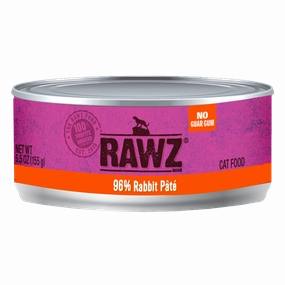 RAWZ 96% Rabbit Pate Wet Cat Food