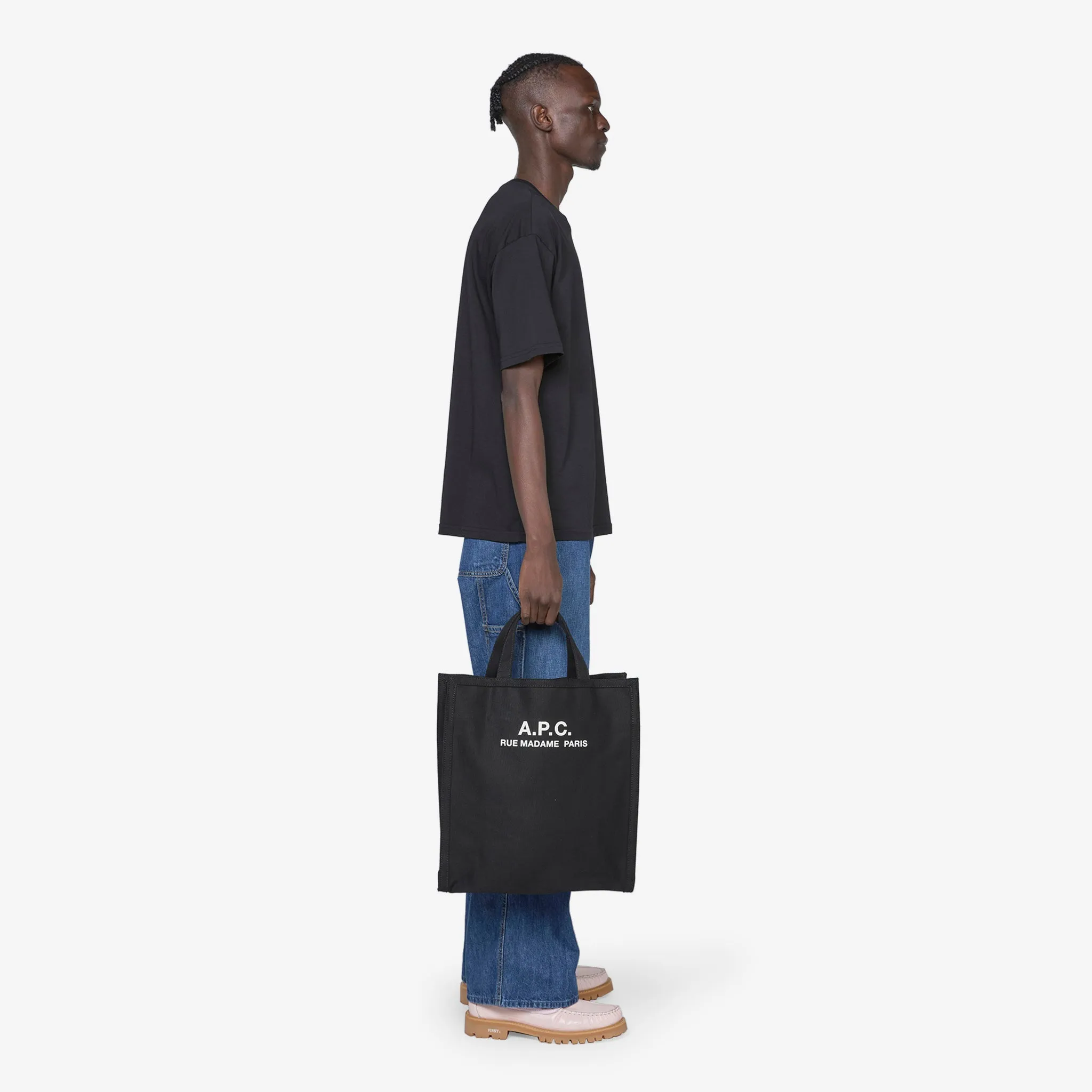 Recuperation Shopping Bag Black A.P.C. Clothing