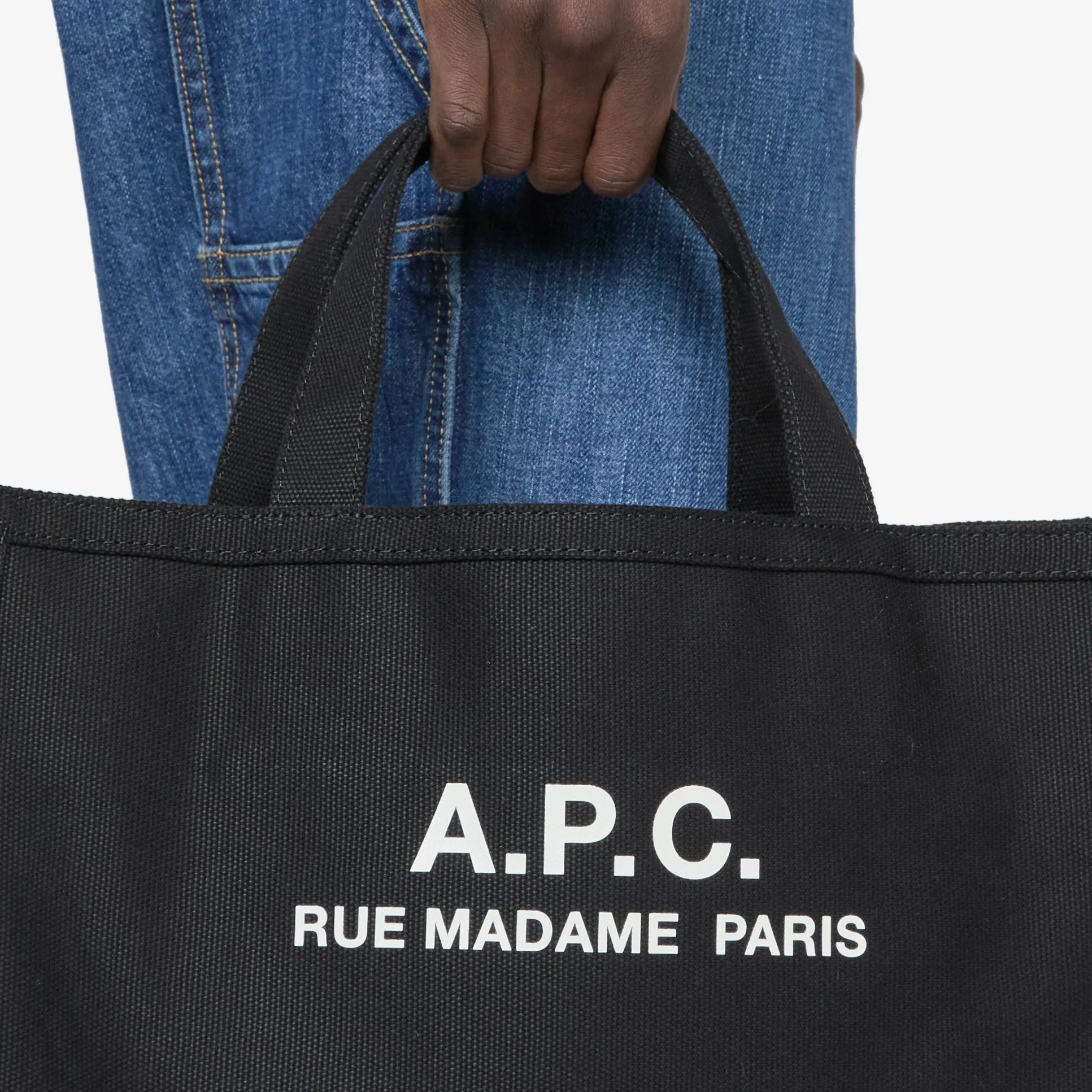 Recuperation Shopping Bag Black A.P.C. Clothing