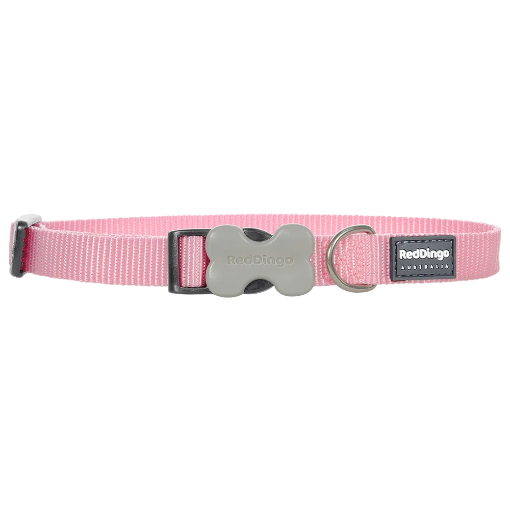 Red Dingo Dog Collar Pink (20mm x 31-47cm)